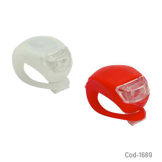 PAR DE LUCES LED BICICLETA SILICONA IMPERMEABLES
