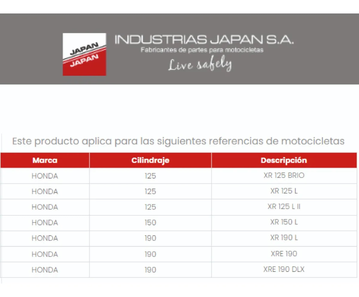 MANILLA IZQUIERDA JAPAN 10110104