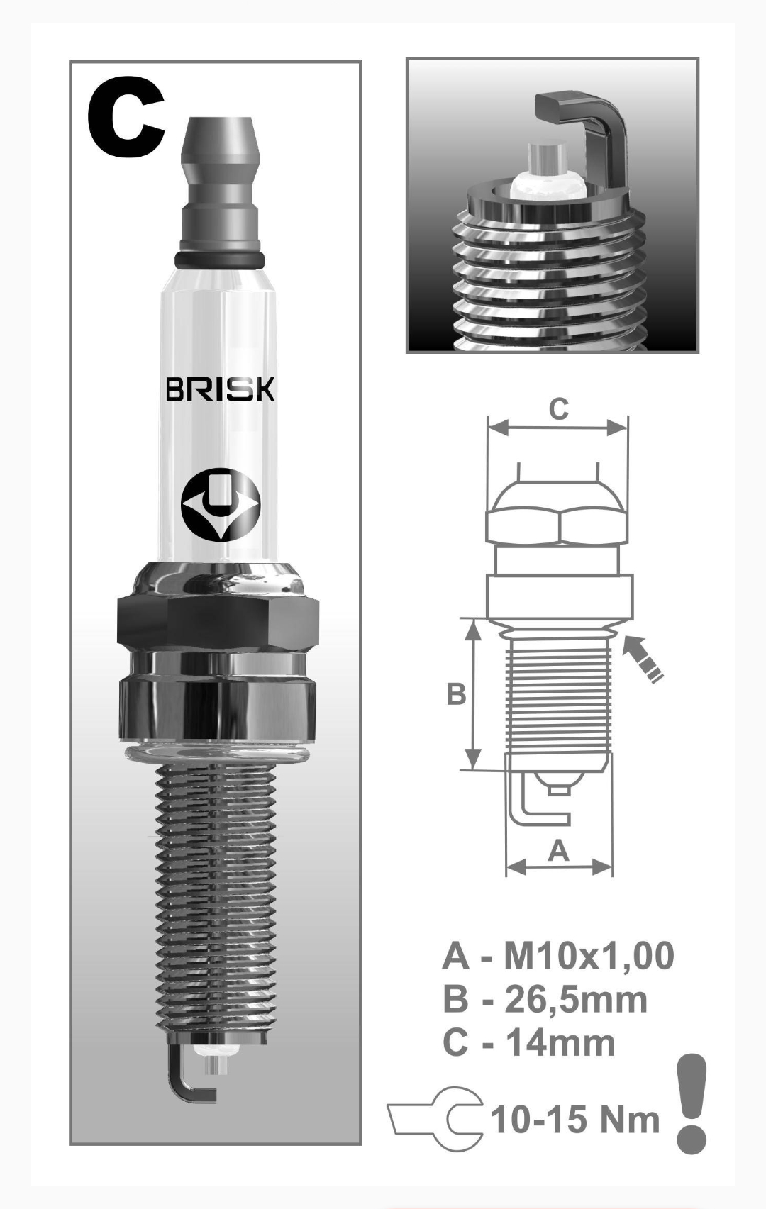 BUJIA BRISK CR10YS / LMAR9AI8