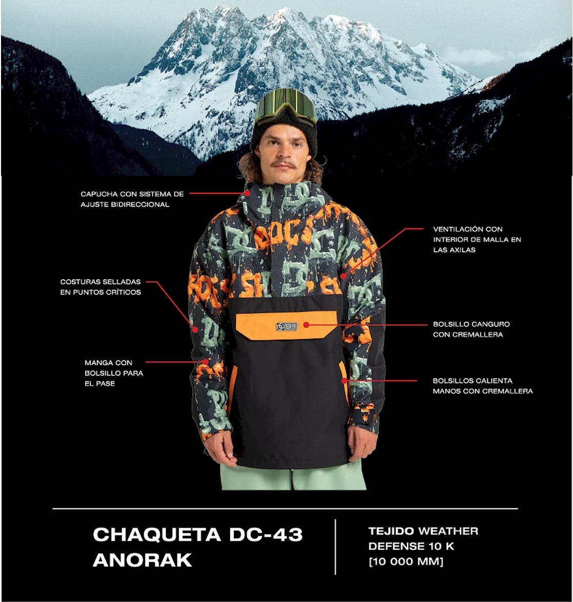 CHAQUETA DC ANORAK DC-43