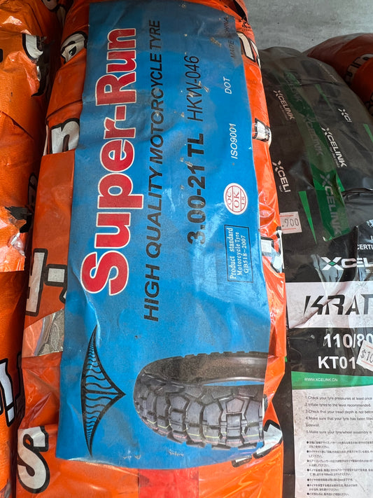 NEUMATICO SUPER RUN 3.00/21 TL