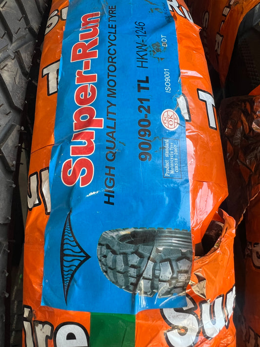 NEUMATICO SUPER RUN 90/90/21 TL