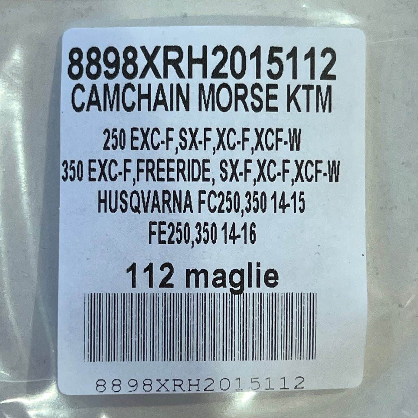CADENA DISTRIBUCION VERTEX KTM 250/350