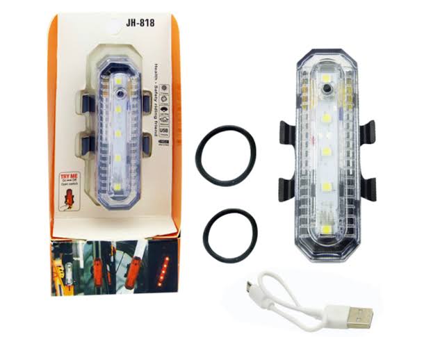 LUZ BICICLETA INDIVIDUAL JH-818 USB