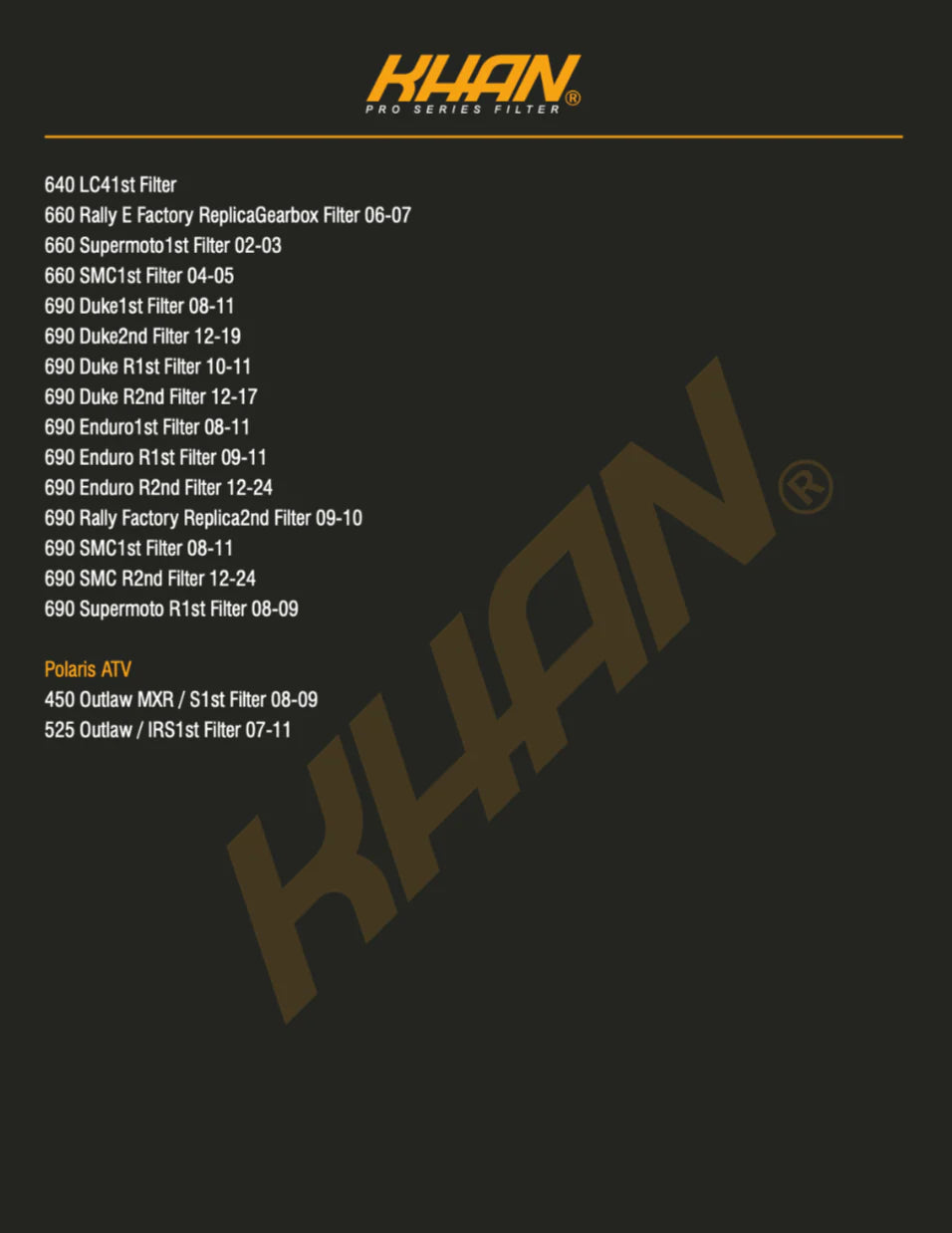 FILTRO DE ACEITE KHAN KF155
