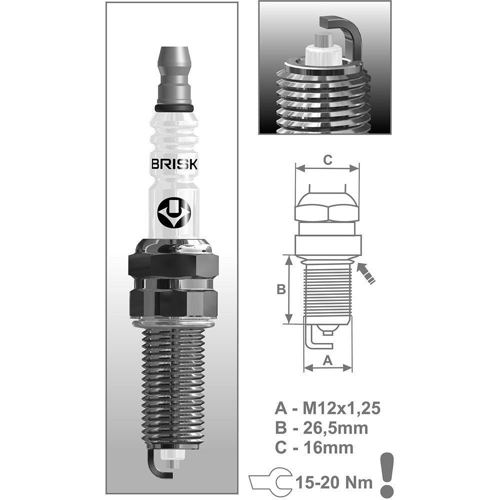 BUJIA BRISK MR12YS-9 / LKAR9BI9