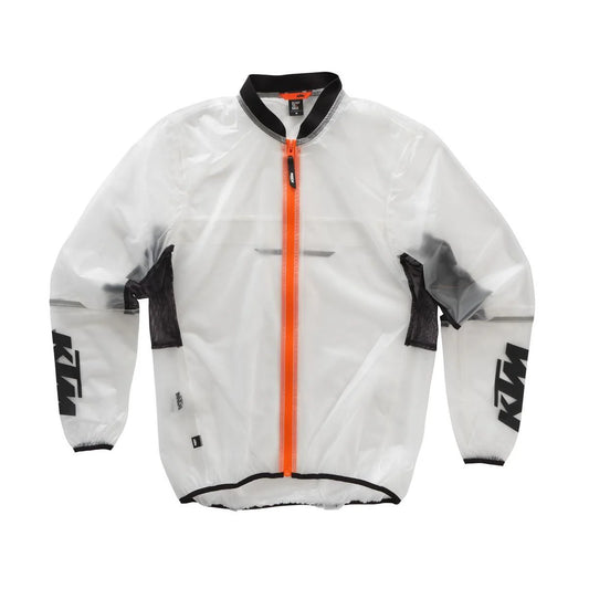 CHAQUETA PARA LA LLUVIA TRANSPARENTE KTM