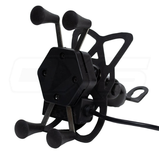 SOPORTE CELULAR TIPO ARAÑA CON CARGADOR USB