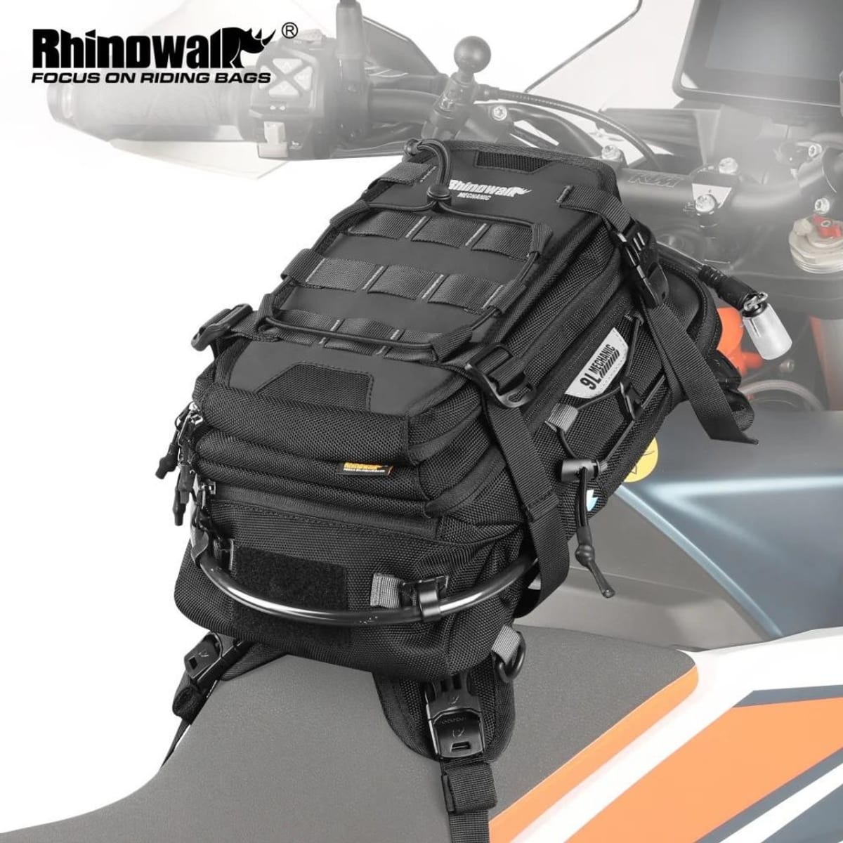 BOLSO ESTANQUE Y MOCHILA RHINOWALK 9L