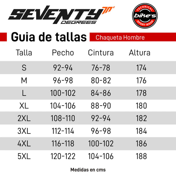 CHAQUETA SEVENTY
