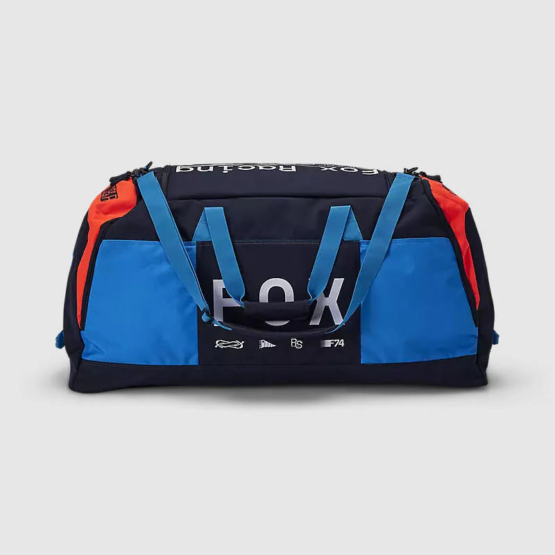 BOLSO FOX MOTO PODIUM 180 RACE SPEC DUFFLE AZUL/NEGRO