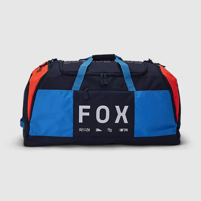 BOLSO FOX MOTO PODIUM 180 RACE SPEC DUFFLE AZUL/NEGRO