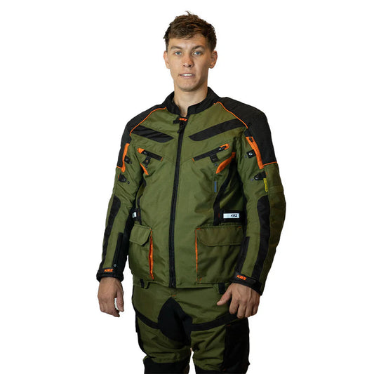 Chaqueta Moto Calle Signature Nomad Verde Kmz