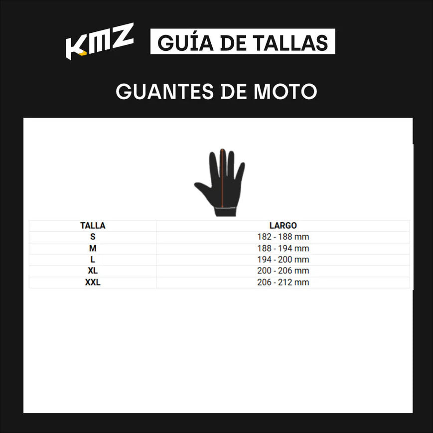 GUANTES CORTOS KMZ CITY CORE