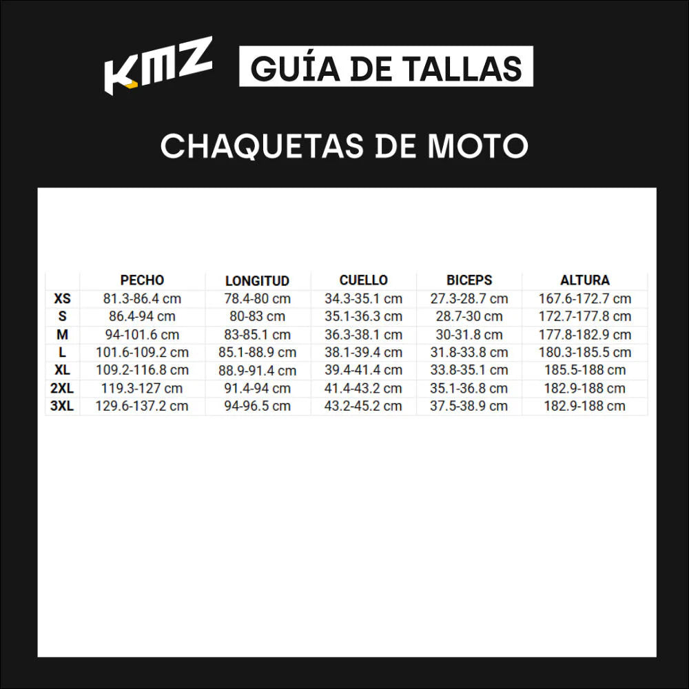 Chaqueta Mujer Moto Calle Metro Apex Negro Kmz
