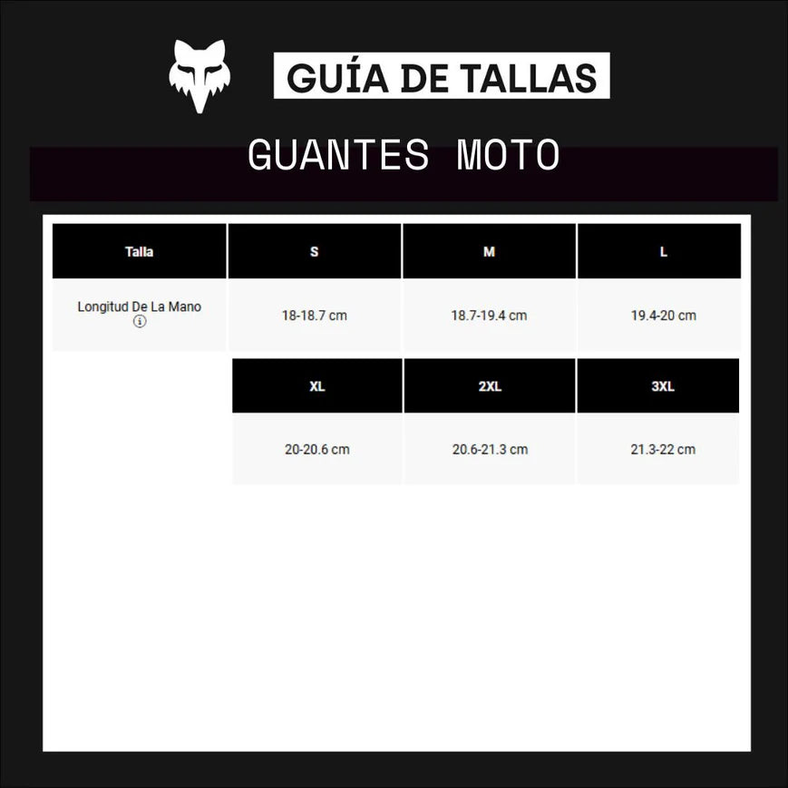 GUANTES NIÑOS FOX DIRTPAW