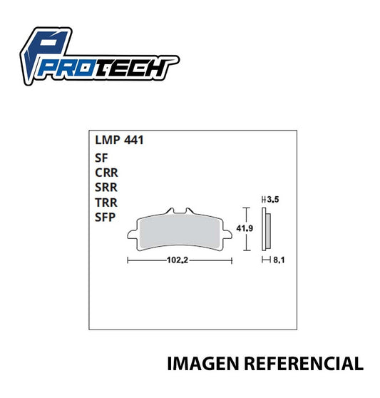 PASTILLAS DE FRENO PROTECH 12152