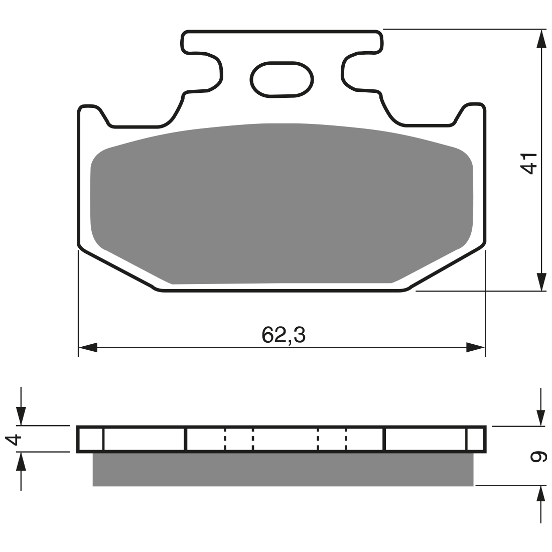 PASTILLAS DE FRENO GOLDFREN 001