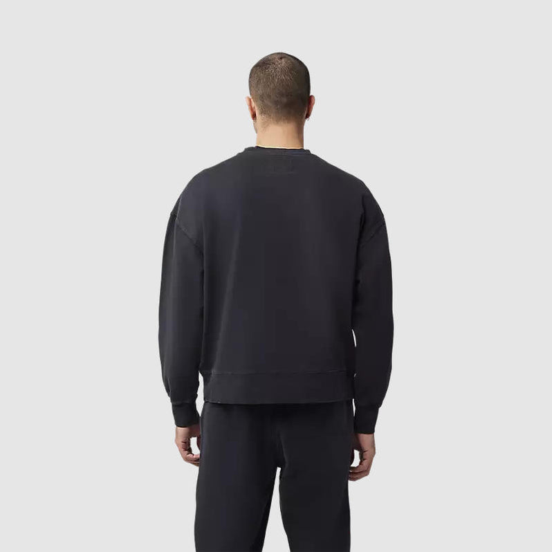 POLERON WORDMARK OVERSIZED FLEECE CREW MAN