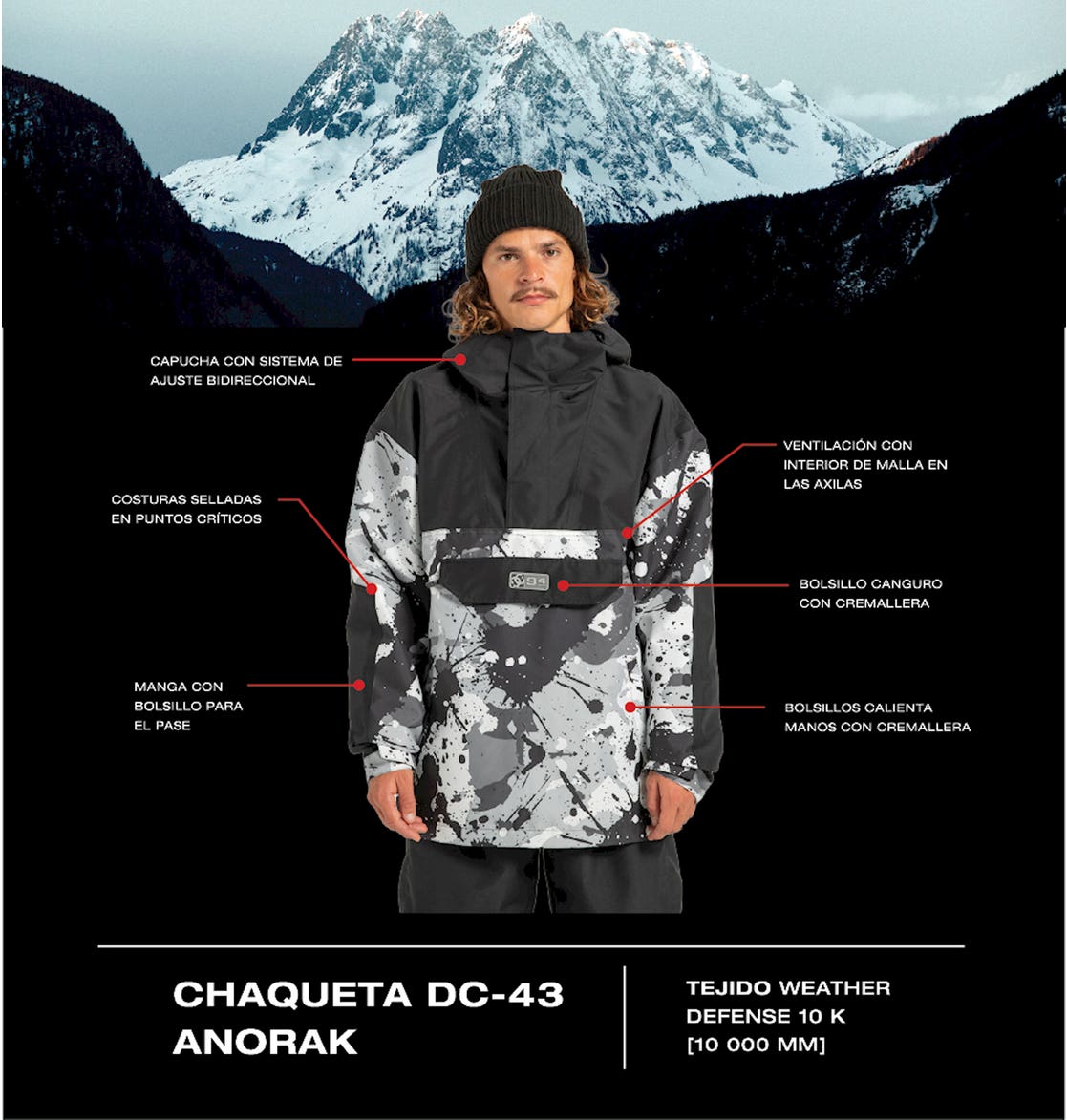 CHAQUETA DC ANORAK DC-43