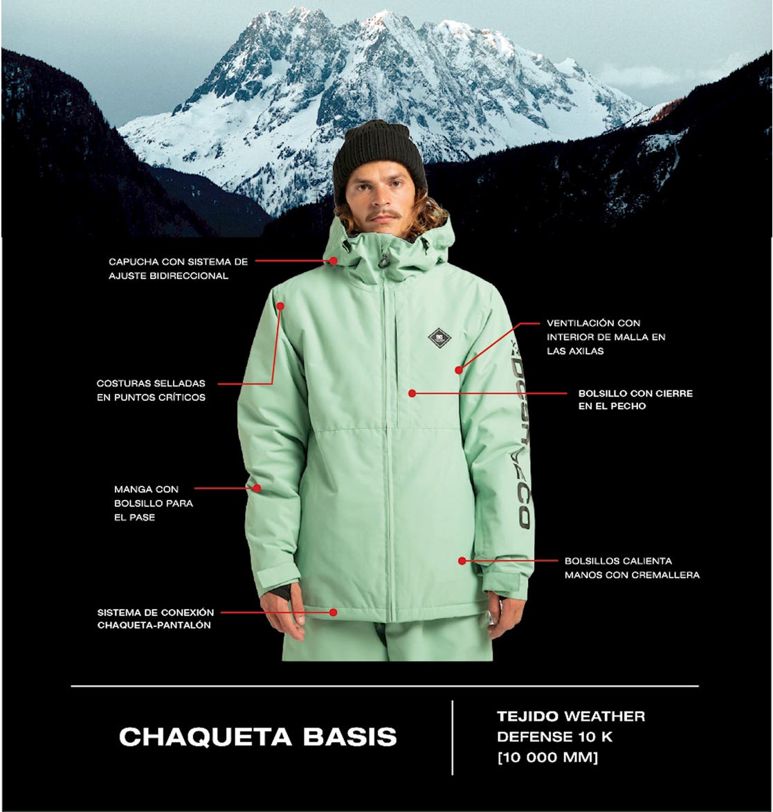 CHAQUETA DC BASIS