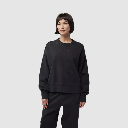 POLERON FOX WORDMARK OVERSIZED CREW WOMAN
