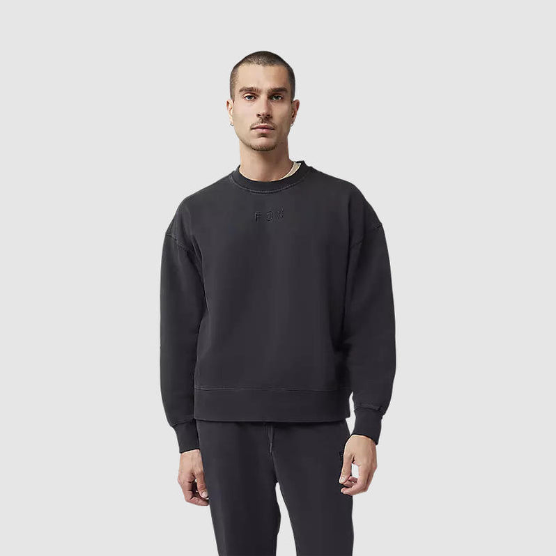 POLERON WORDMARK OVERSIZED FLEECE CREW MAN